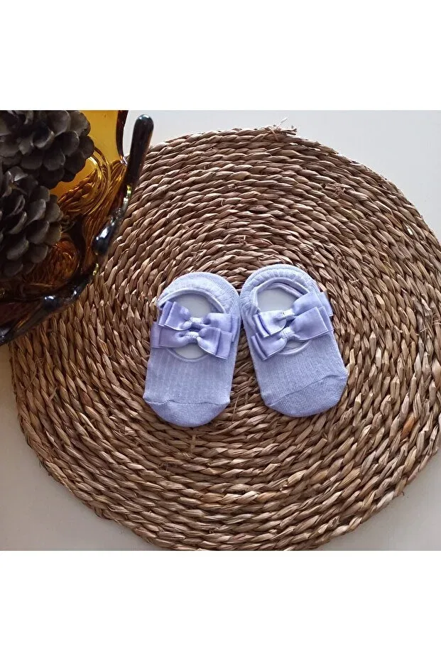 Детские носки для девочек с бантом Babette Socks Mars Baby, Lila