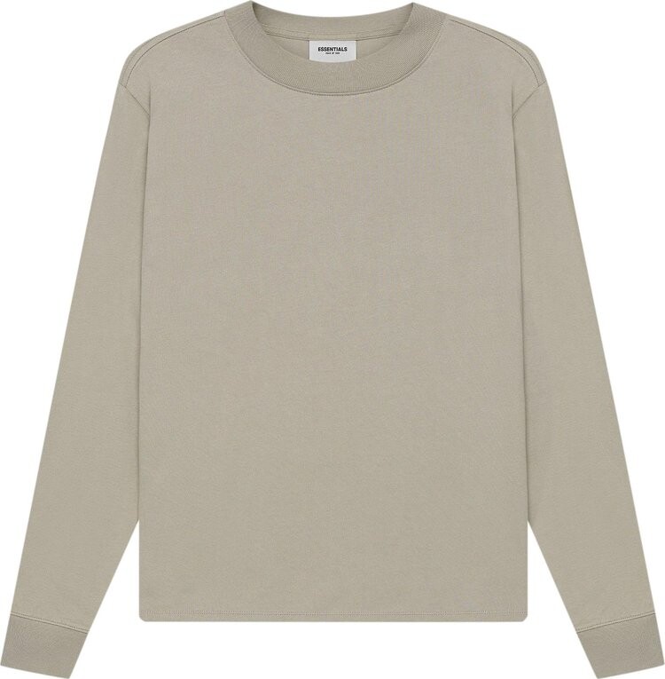 

Лонгслив Fear of God Essentials Long-Sleeve Tee 'Moss', зеленый