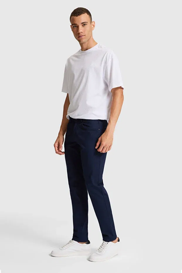 Мужские брюки хлопковые U.S. Polo Assn., Navy Blue — фото 3
