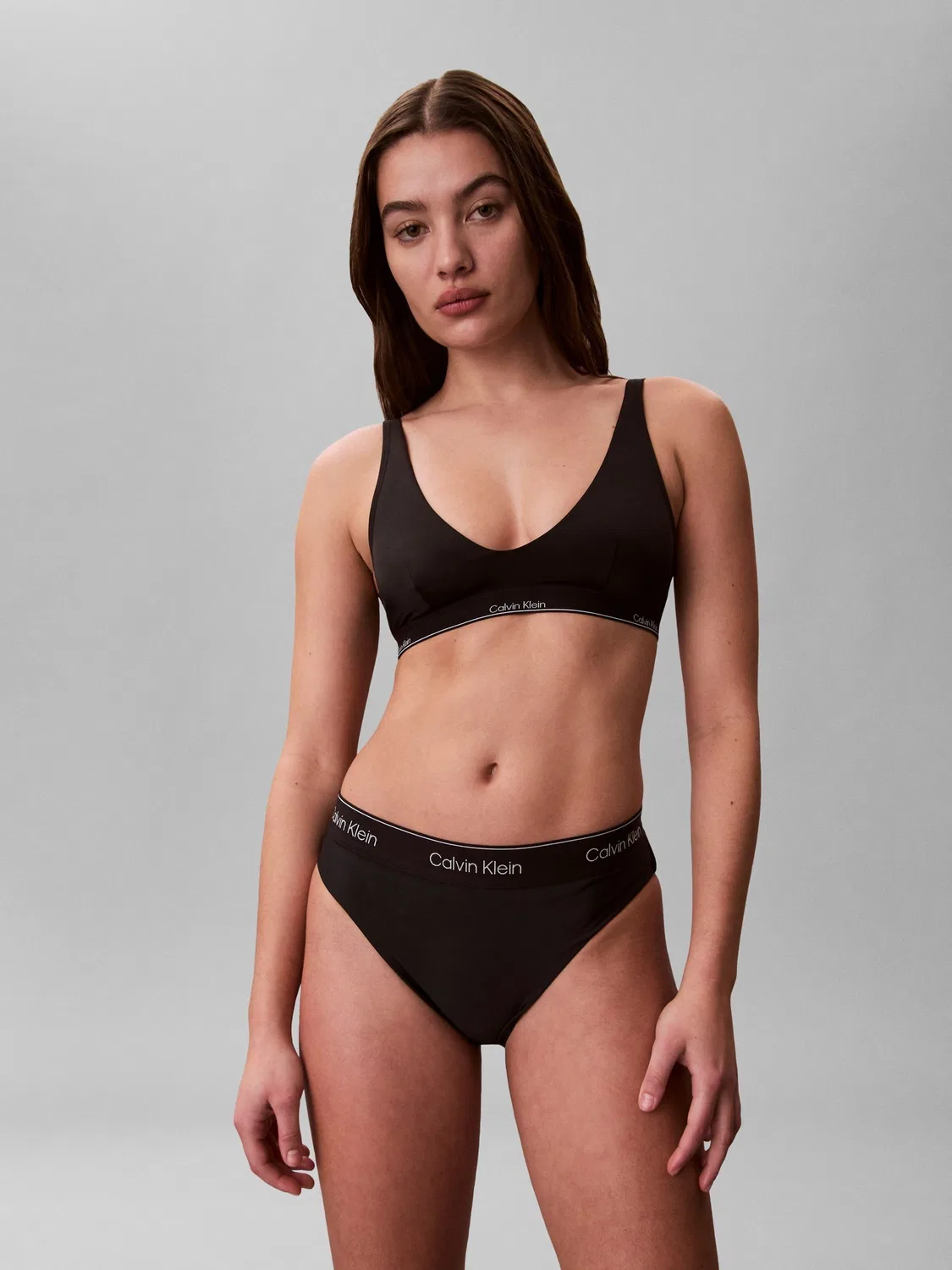 Топ-бикини Calvin Klein, черный — фото 2