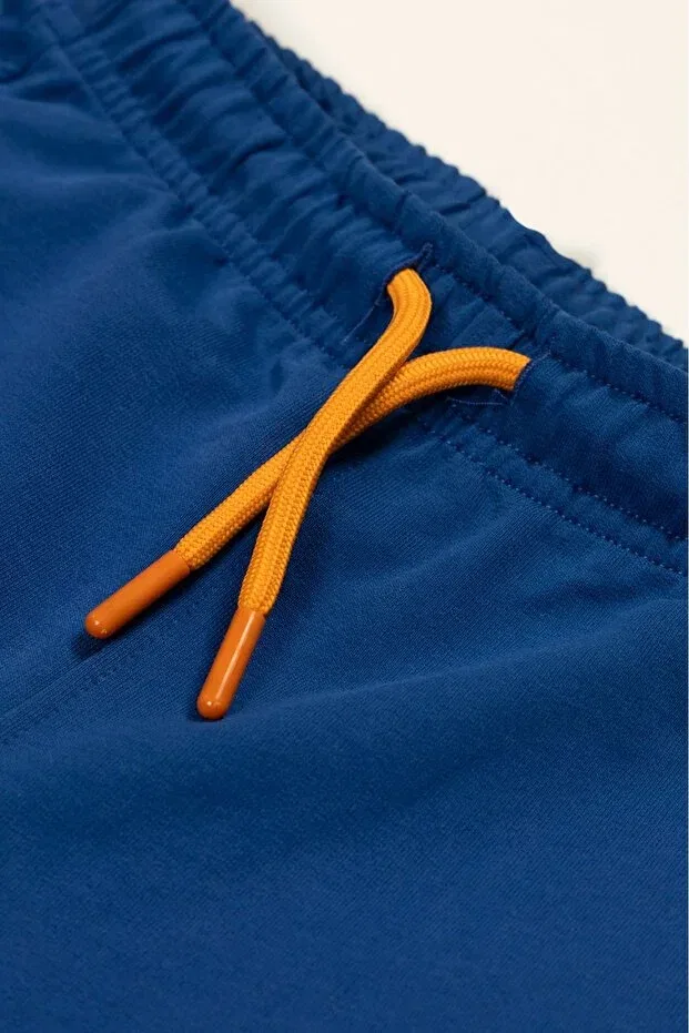 Детские спортивные штаны для девочек хлопковые с принтом Beetlebeez, Navy Blue — фото 2
