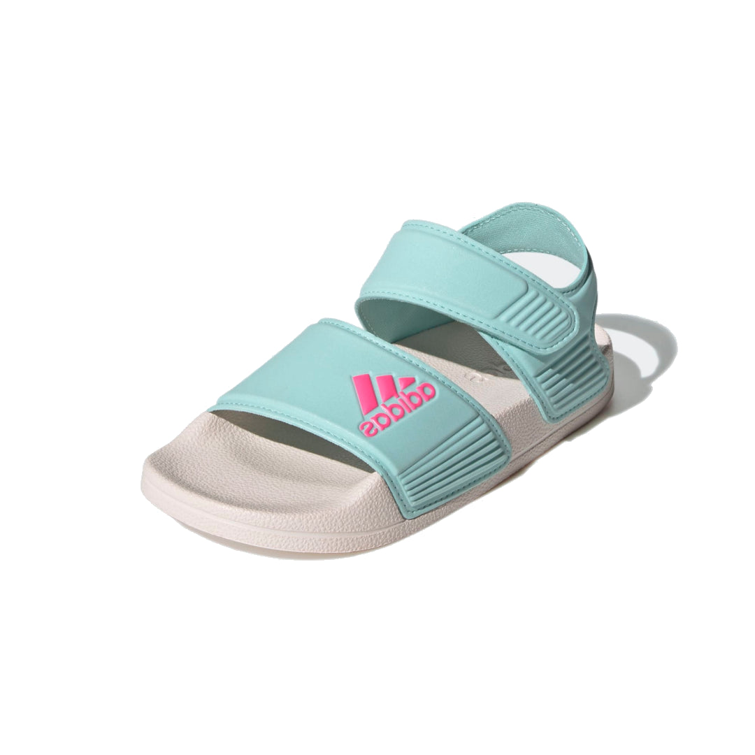 (PS) Сандалии Adidas Adilette 'Бирюзово-белые' — фото 2