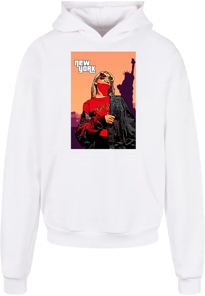 

Толстовка с капюшоном Merchcode " Merchcode Men's Grand New York Ultra Heavy Hoody", белый