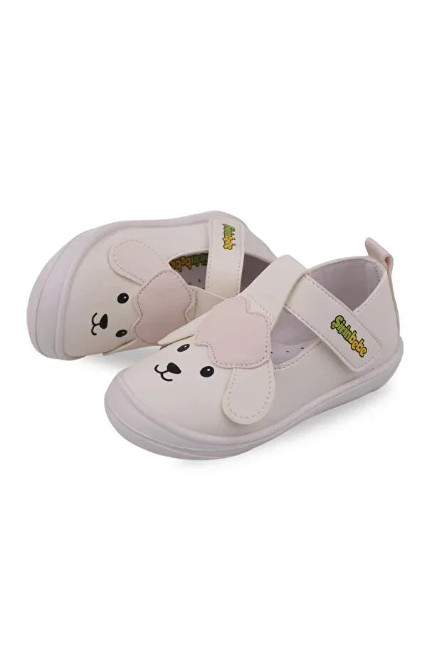 Детские ортопедические туфли с принтом Shoe Basket şrbb 4798 Papuçsepeti, White — фото 4