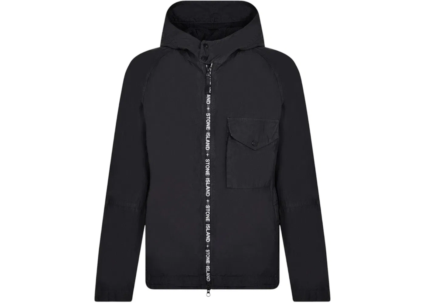 Мужская куртка из купро-нейлона Jacket Stone Island, Black
