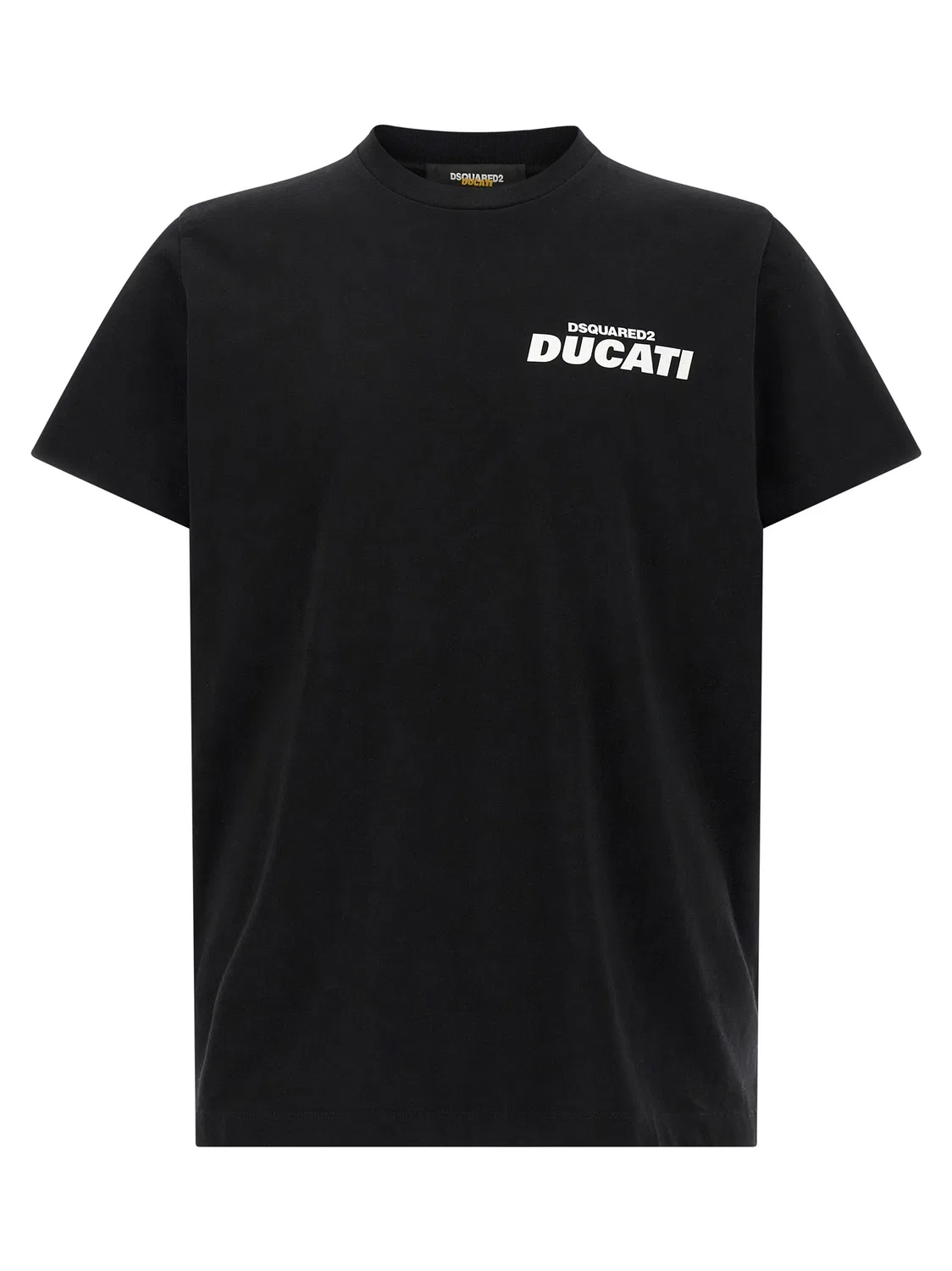 Мужская футболка с принтом Bicolor Cotton T-Shirt Dsquared2, Bicolor