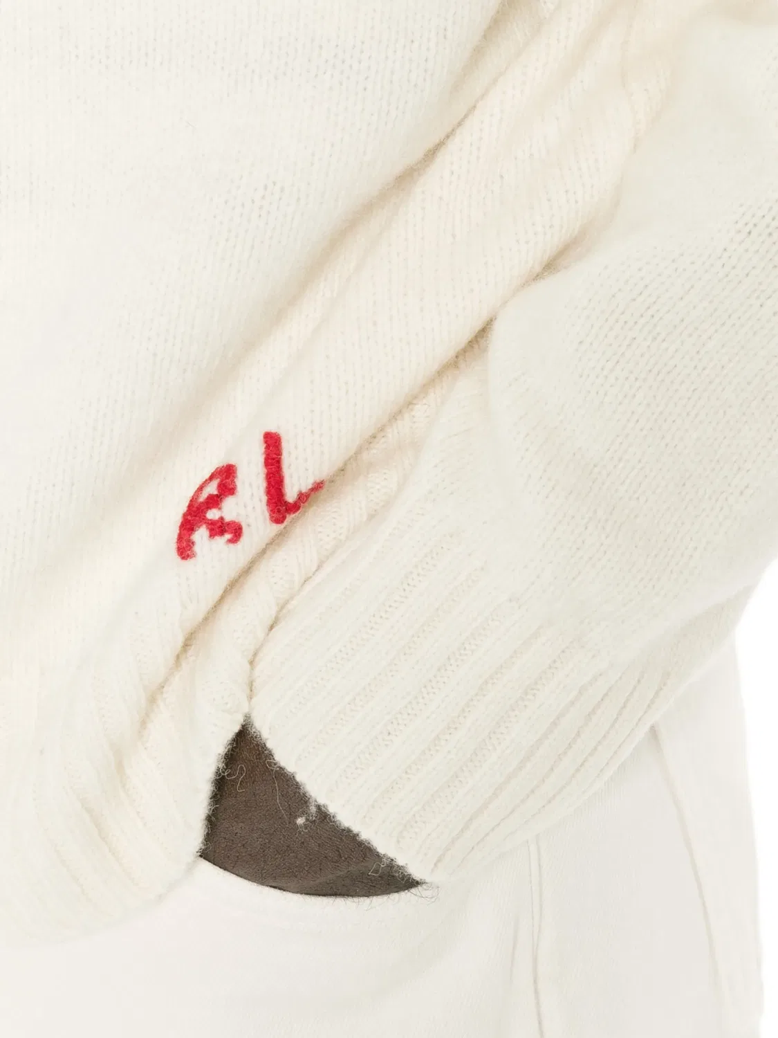 Свитер Polo Bear из шерсти и кашемира Polo Ralph Lauren, нейтральные — фото 4