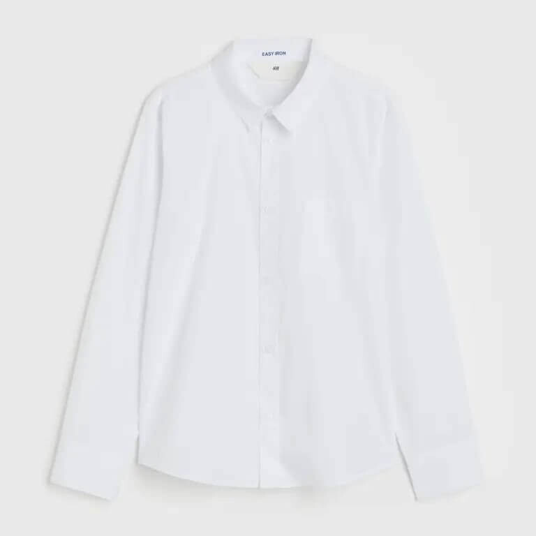 

Легкая железная рубашка H&M, белый