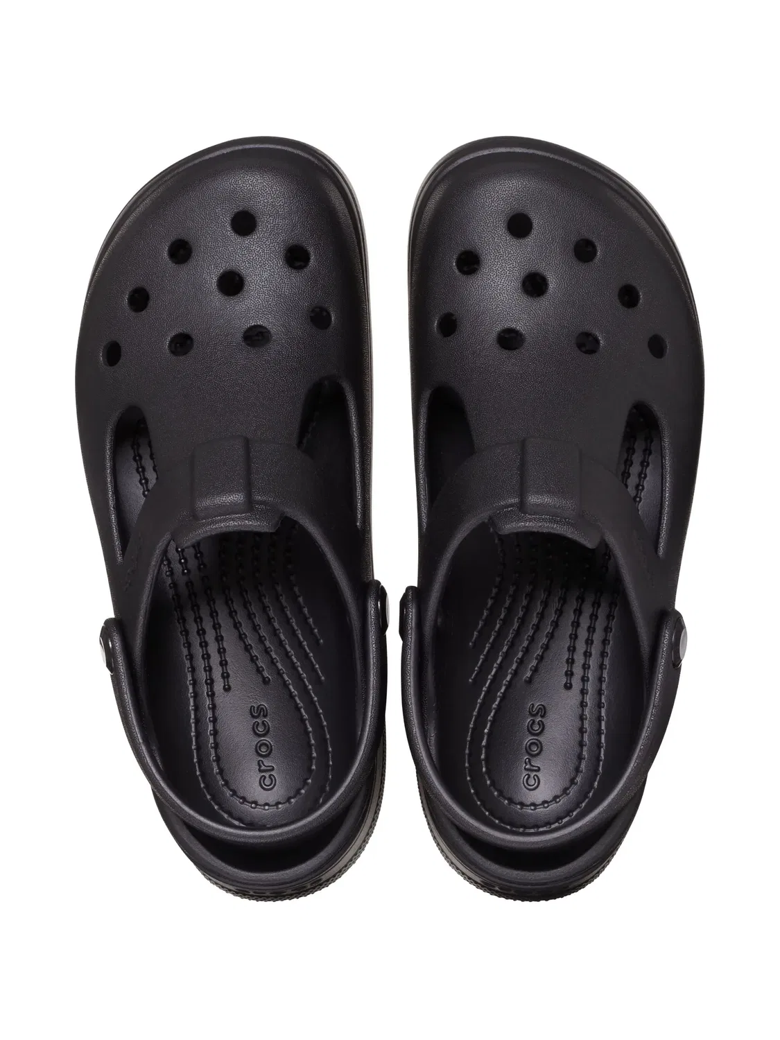 Сандалии с вырезами Crocs, черный — фото 2