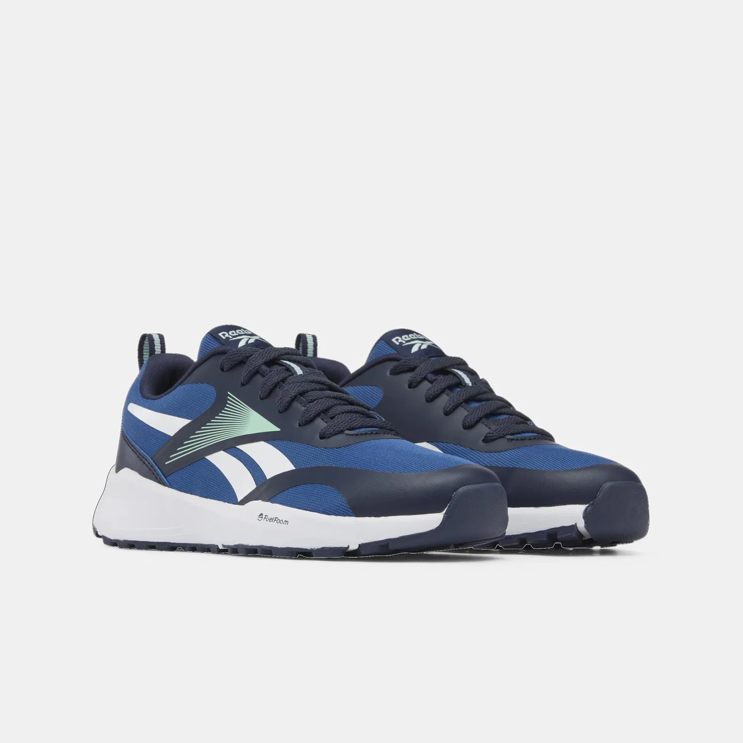 Детские кроссовки для мальчиков с принтом Energen Run Reebok, Vectornavy Twilightblue Glitchaqua — фото 4