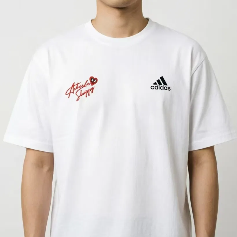 Футболка с принтом MUST HAVES, Adidas, White — фото 4