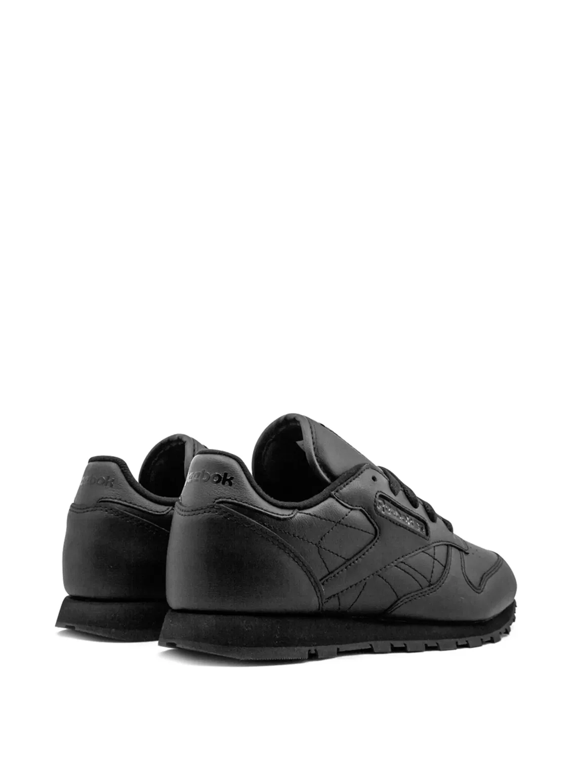 Классические Кожаные Кроссовки Низкого Профиля Reebok, черный — фото 3
