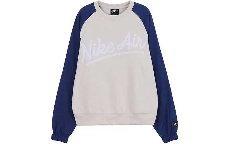 Мужская толстовка в ретро-спортивном стиле Nike, Blue White