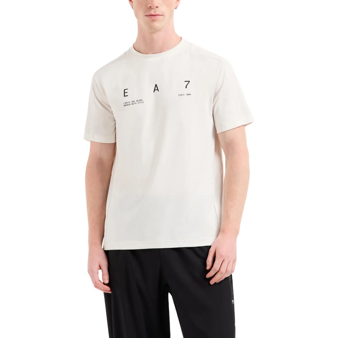 Мужская футболка с принтом EMPORIO ARMANI, White — фото 3