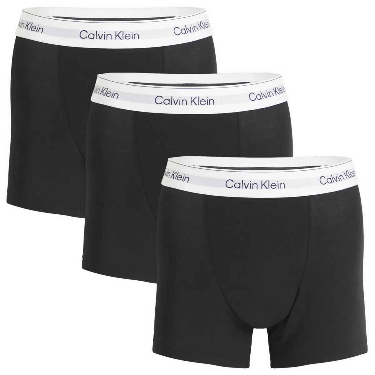 Комплект трусов с принтом Icon Cotton Stretch Calvin Klein, Black & White