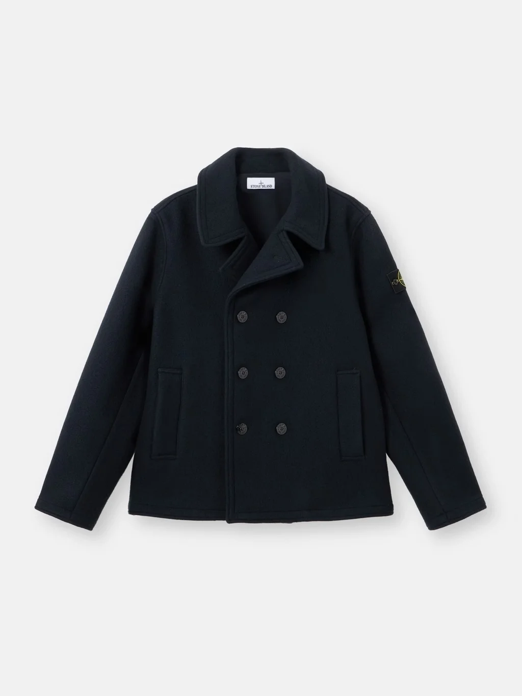 Мужское пальто Stone Island With Double-breasted Closure, темно-синий — фото 2