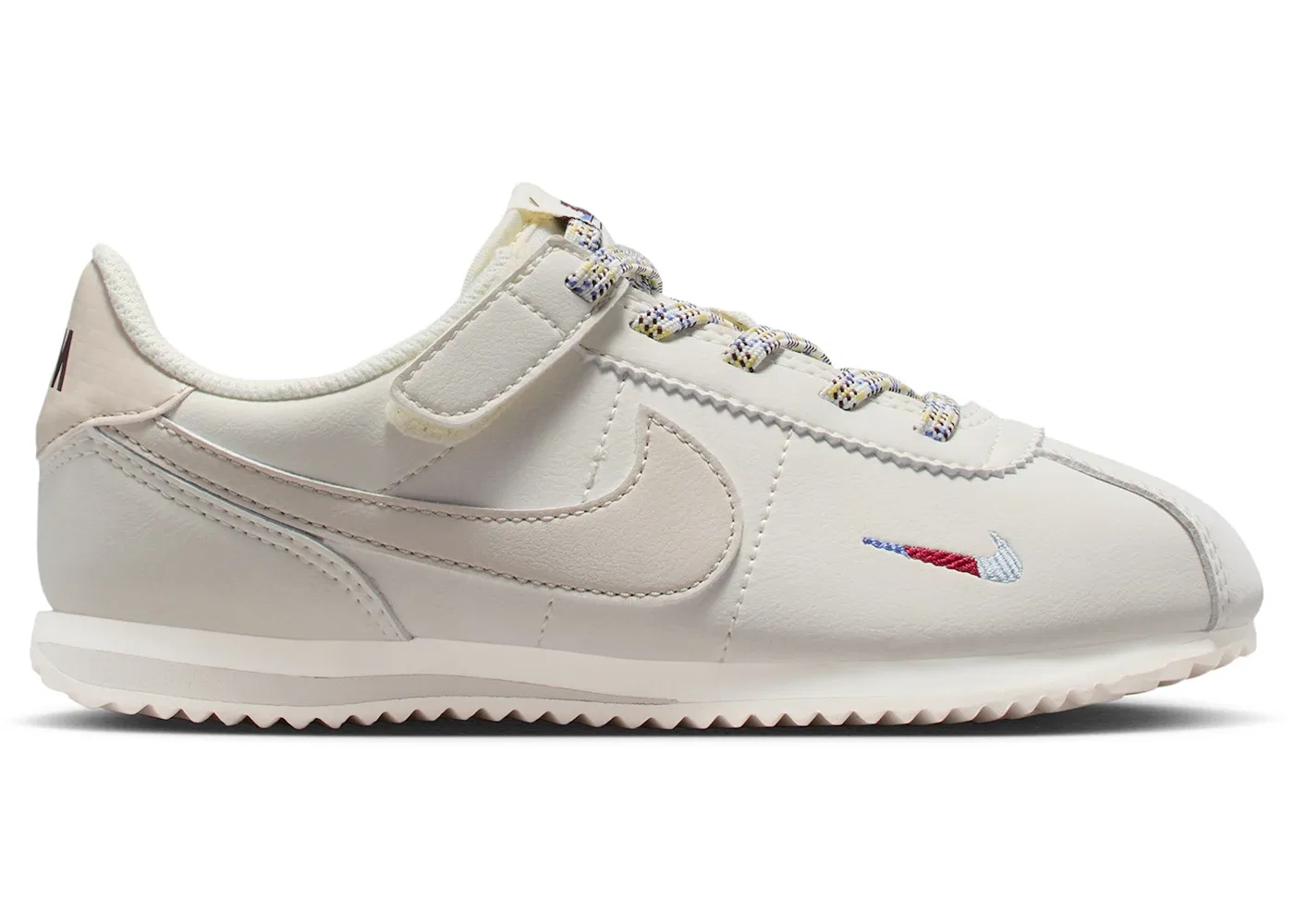 Детские кроссовки Lifestyle Nike Cortez EasyOn, Soft Pearl/Comet Blue/Burgundy Crush/Light Orewood Brown