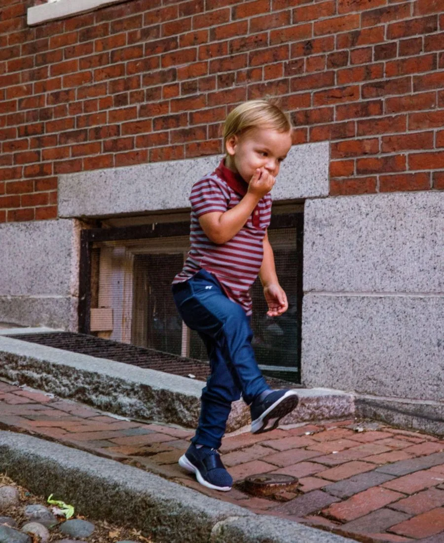 Детские спортивные брюки для мальчика Courtside Kids, Navy — фото 2