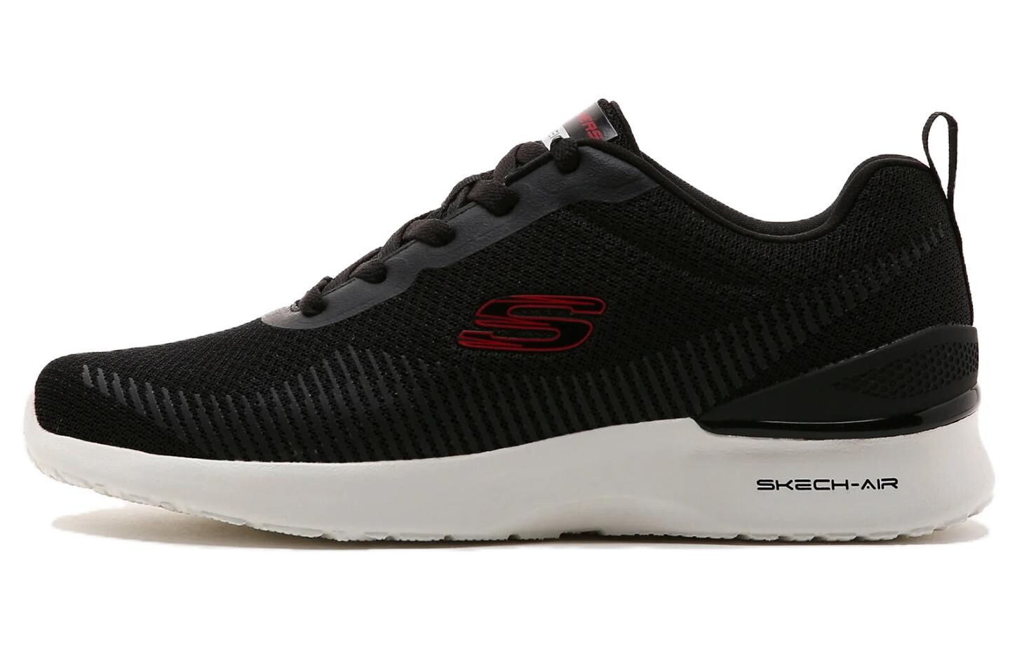 

Кроссовки мужские низкие черные/красные Skechers