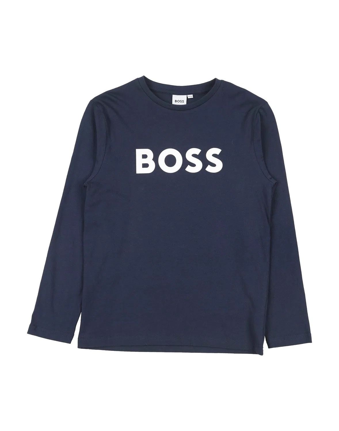 Детская футболка с длинным рукавом Boss, темно-синий