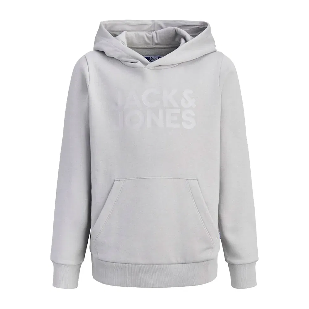 Детское худи с логотипом Corp Jack & jones, Grey