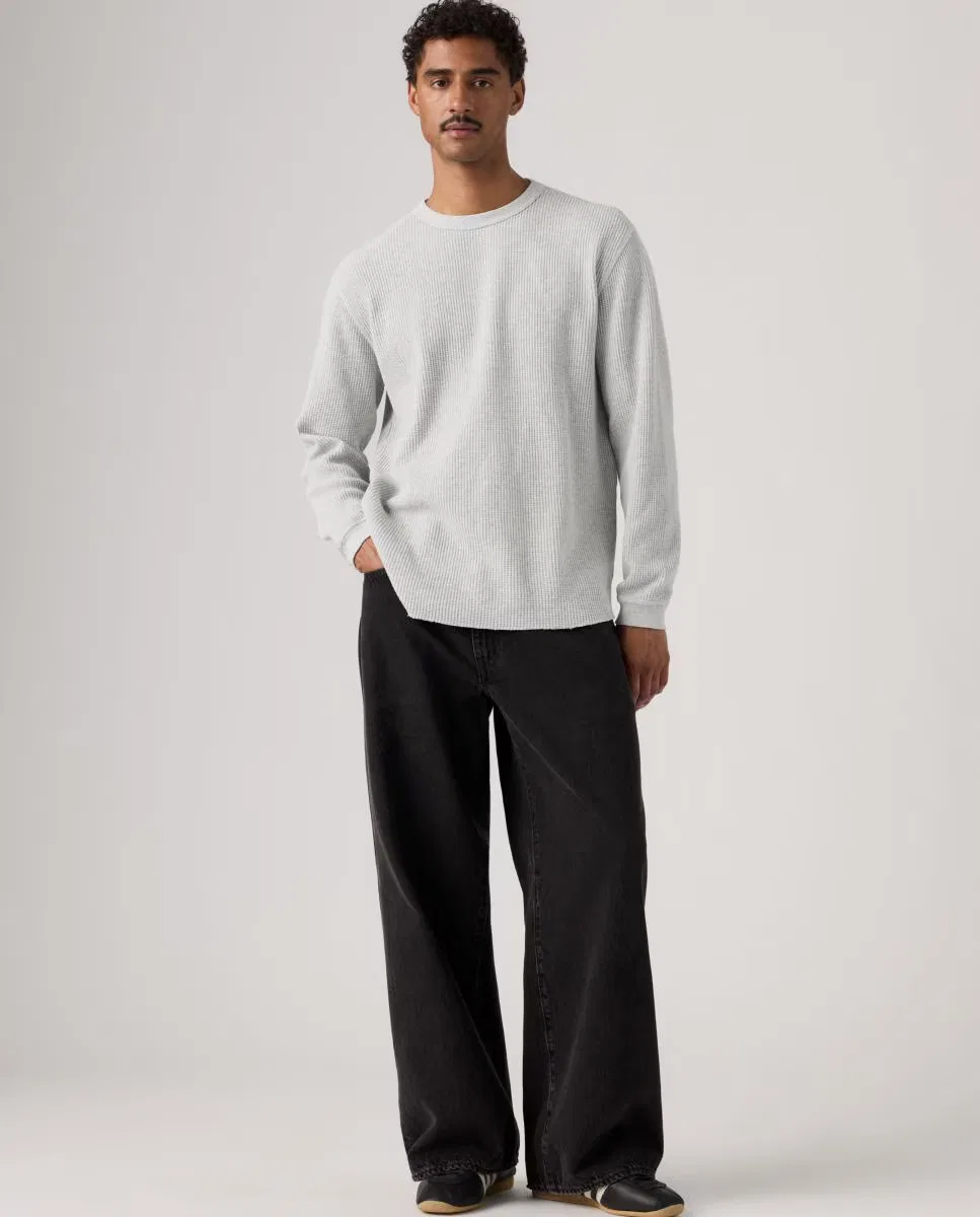 Мужское свободные джинсы, Vaquero Baggy Wide Leg, Levi's, черный