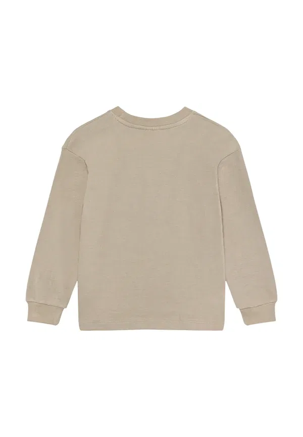 Футболка хлопковая Long sleeved top Minymo, crockery — фото 3