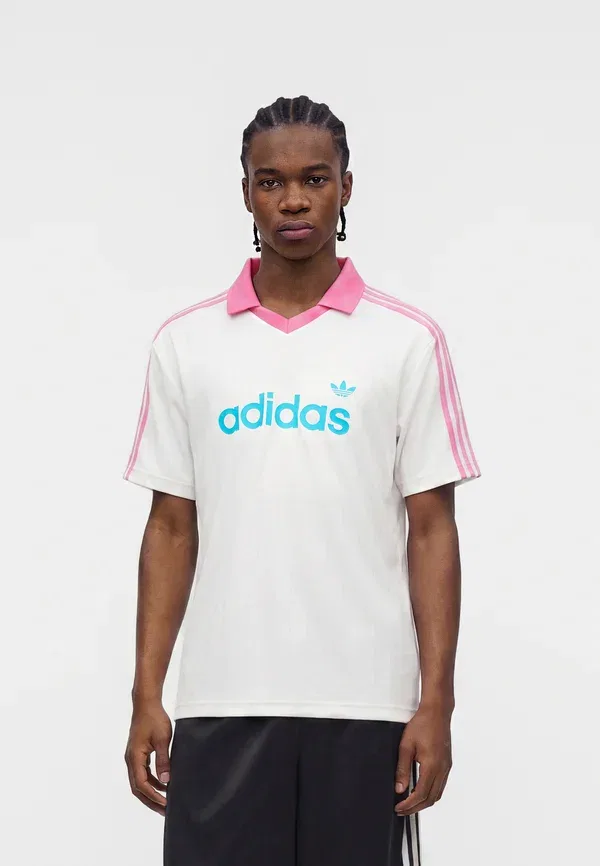 Футболка поло Adidas Originals, белый/синий
