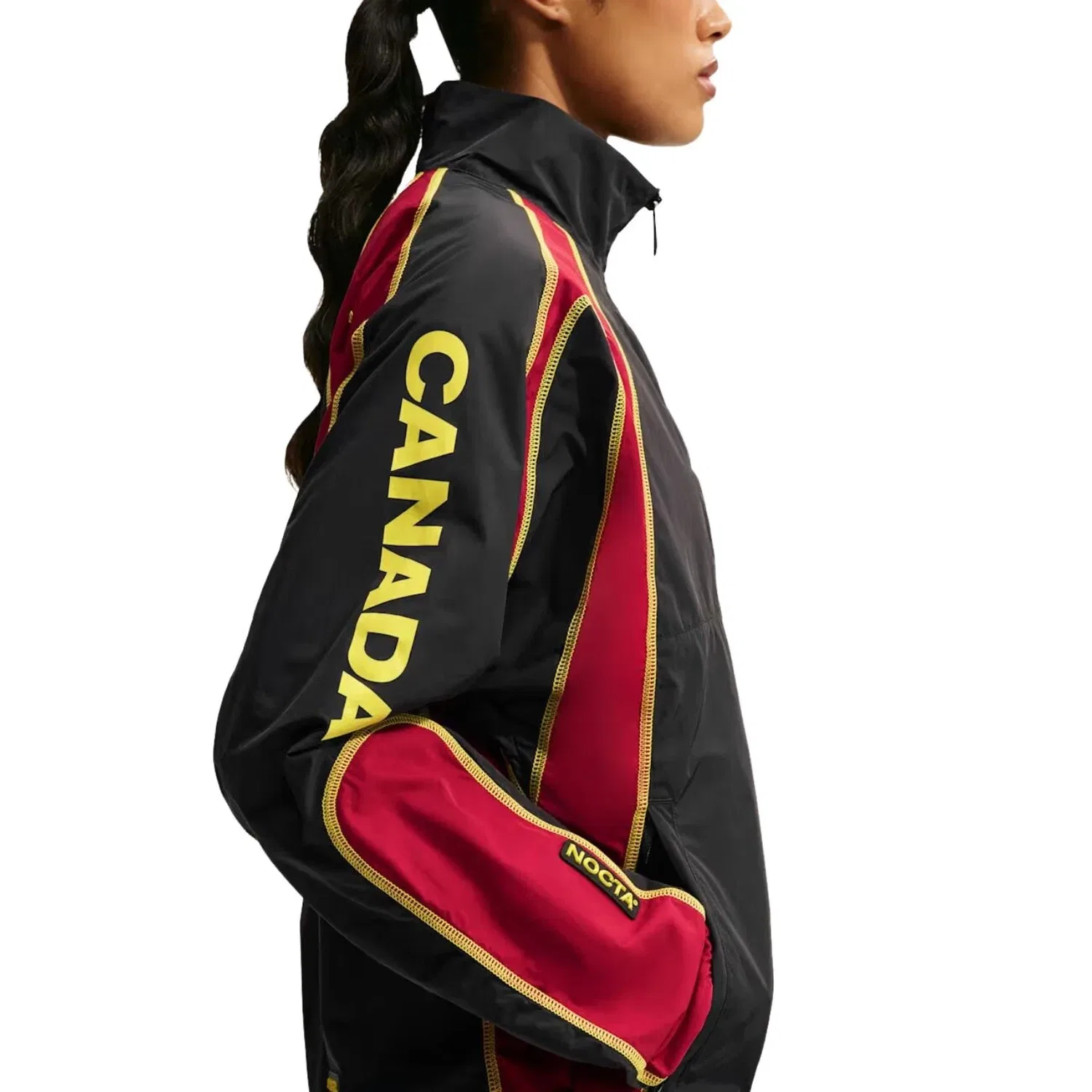Мужская ветровка Nike x Canada x NOCTA Cryoshot Woven Track Jacket, черный — фото 2