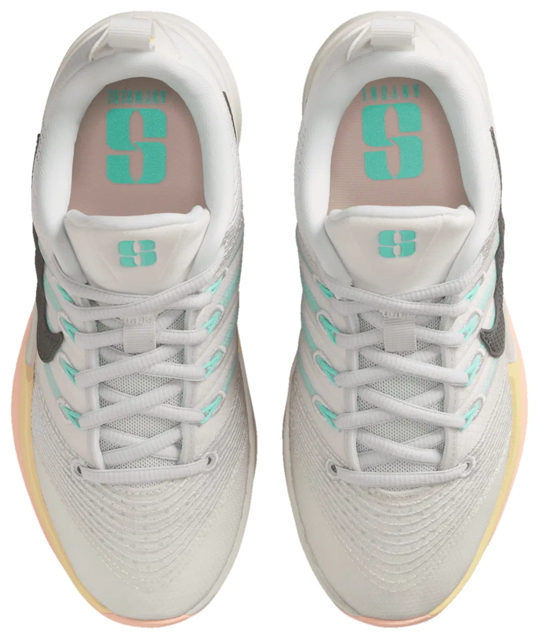 Кроссовки для девочек Sabrina 3 Nike, цвет Summit White/Iron Grey/Photon Dust — фото 4