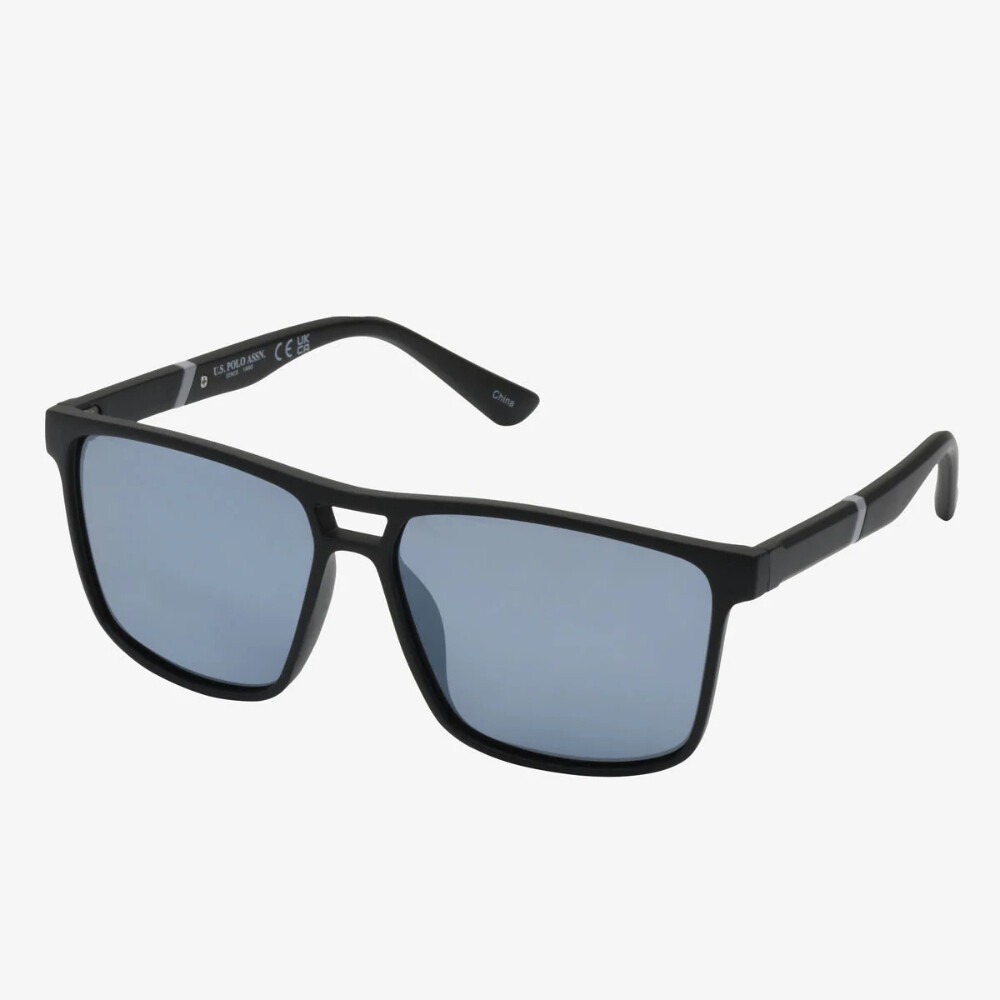 

Солнцезащитные очки U.S. Polo Assn. Polarized Sport Rectangular, матовый черный