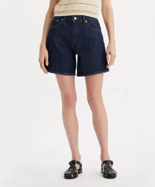 Шорты-багги с высокой посадкой, Levi'S, белый