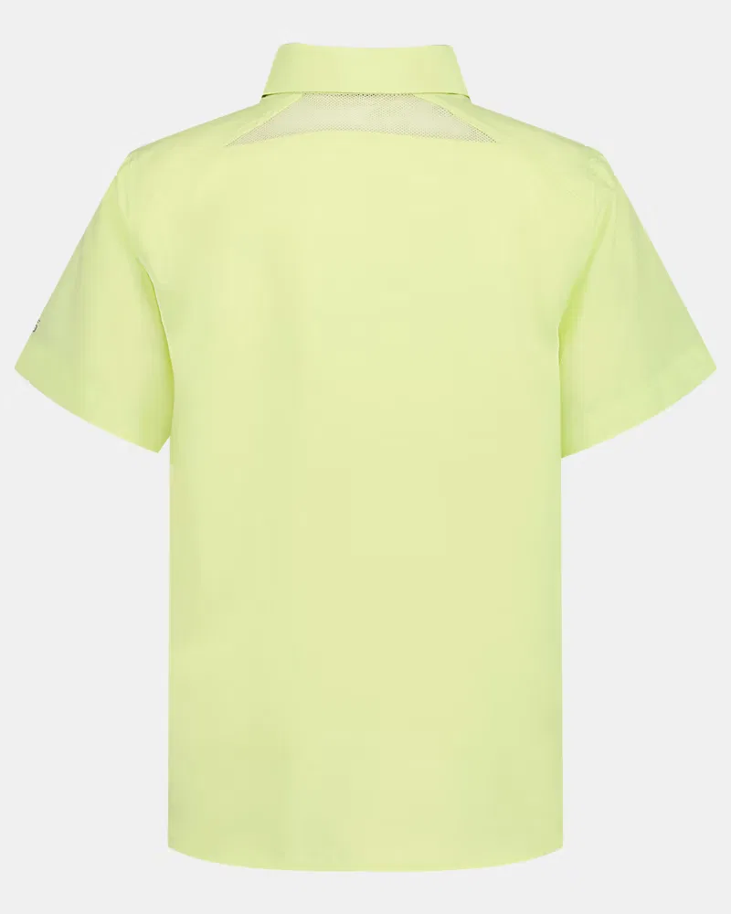 Рубашка для мальчиков с защитой UPF 50+ и влагоотводящей тканью Drift Tide Fish UnderArmour, Fade Green/White — фото 3