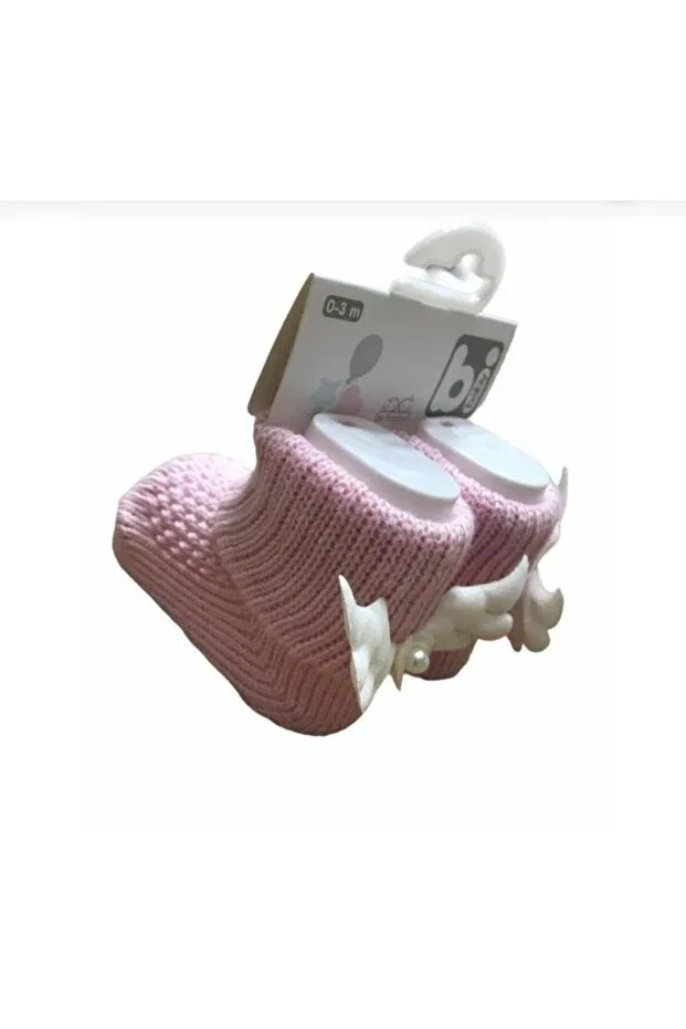 Детские носки для девочек хлопковые Angel Wings Bibaby, Pink — фото 3
