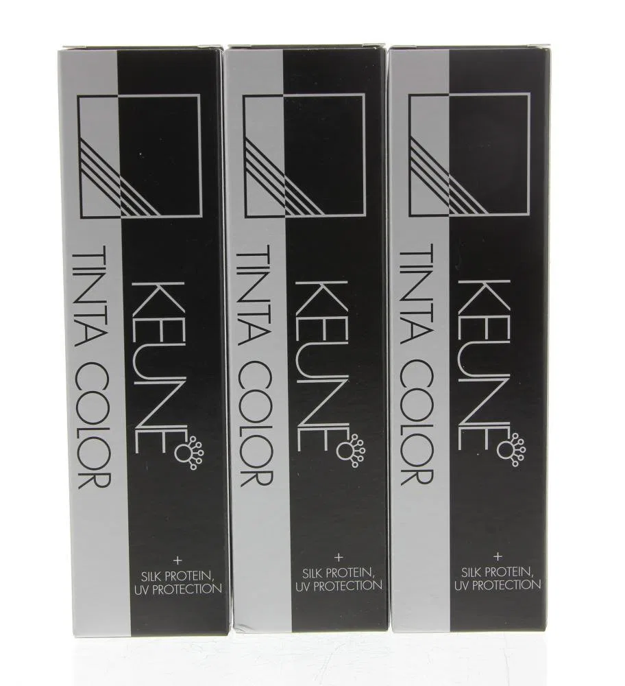 Краска для волос «Tinta Color + Silk Protein Solamer 7.44 Medium Intense Copper Blonde» от Keune Keune