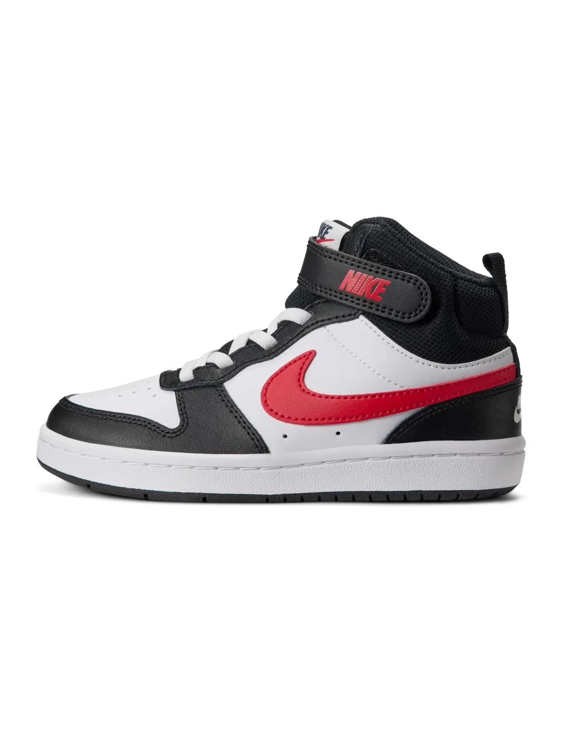 Детские кроссовки для мальчиков и девочек с высоким берцем Court Borough Mid 2 (Ps) NIKE, Multi-Coloured