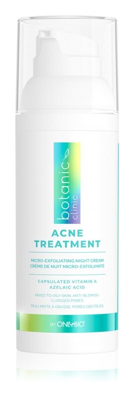 

Увлажняющий ночной крем для проблемной кожи OnlyBio Botanic Clinic Acne Treatment