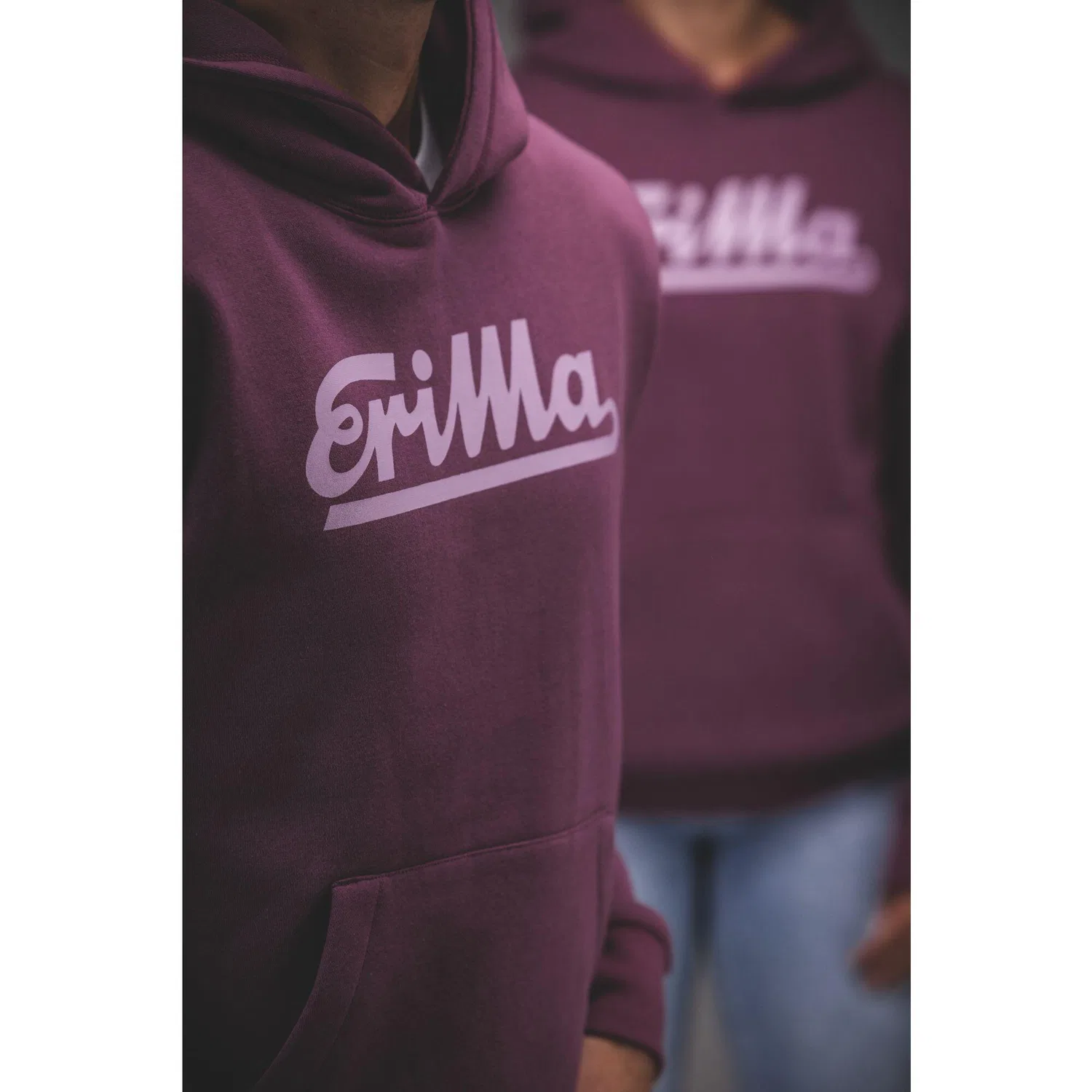 Детское худи с принтом Erima Retro Hoody 55Protec, Rot