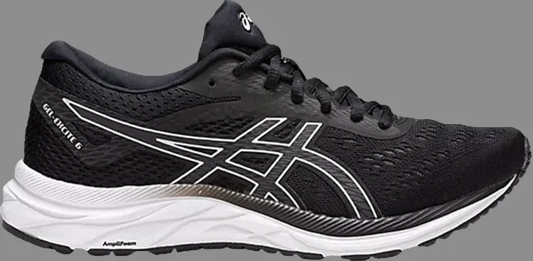 

Кроссовки wmns gel excite 6 wide 'black white' Asics, черный