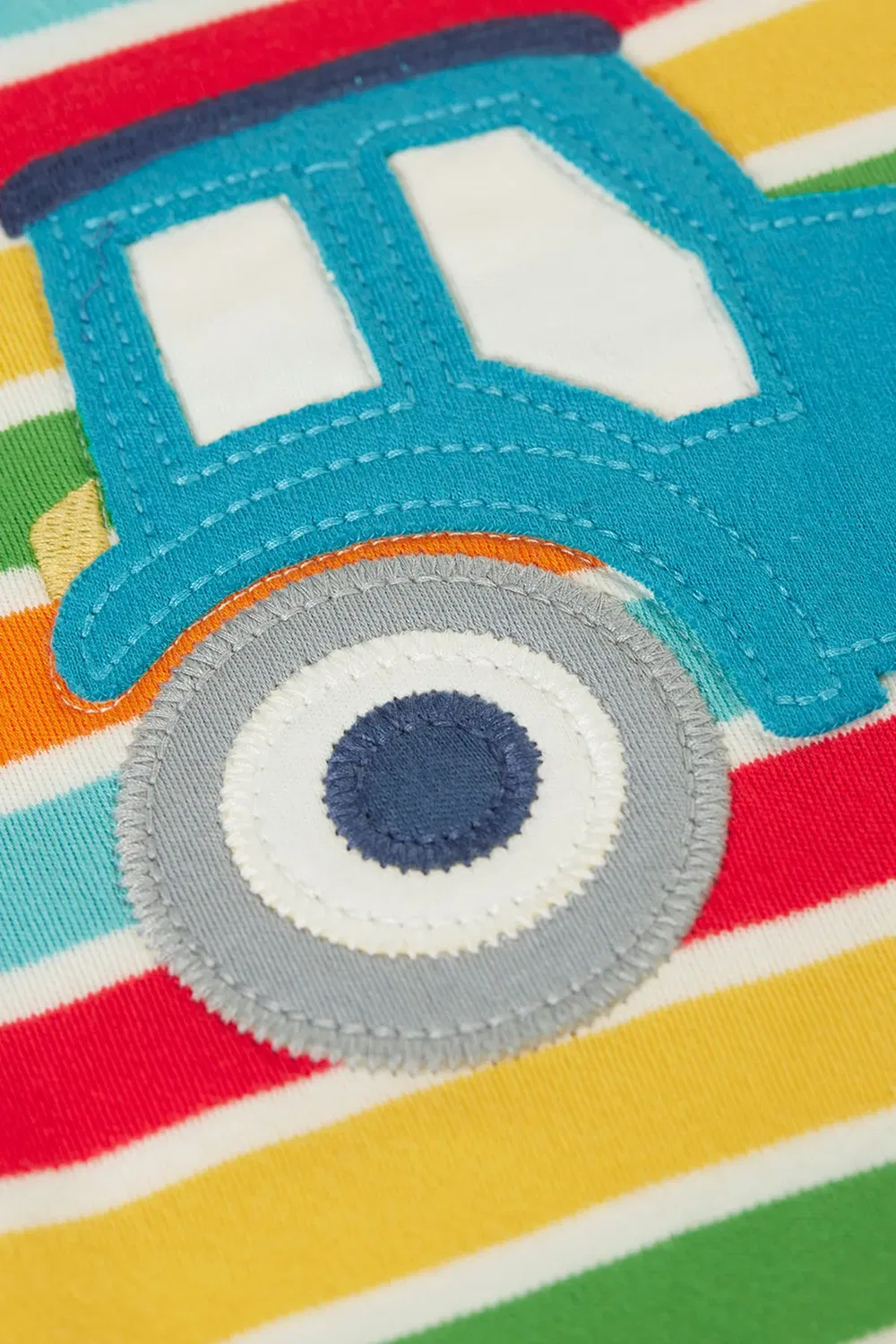 Детская футболка с аппликацией Bobster Frugi, Multi — фото 3