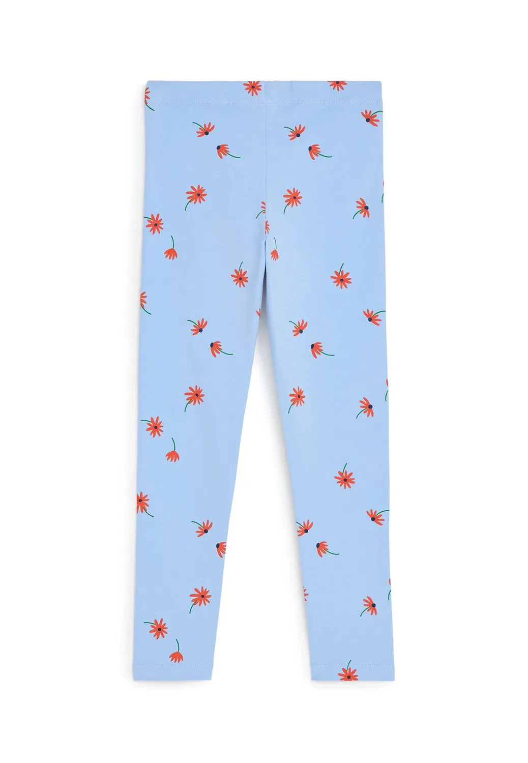 Леггинсы из трикотажа с принтом - леггинсы - брюки Arket, Light Blue — фото 2