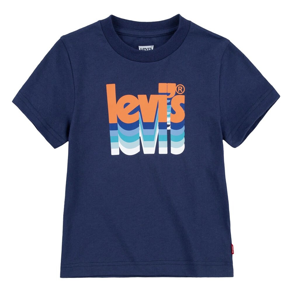 

Футболка Levi´s Layered Poster Logo Short Sleeve Round Neck, синий