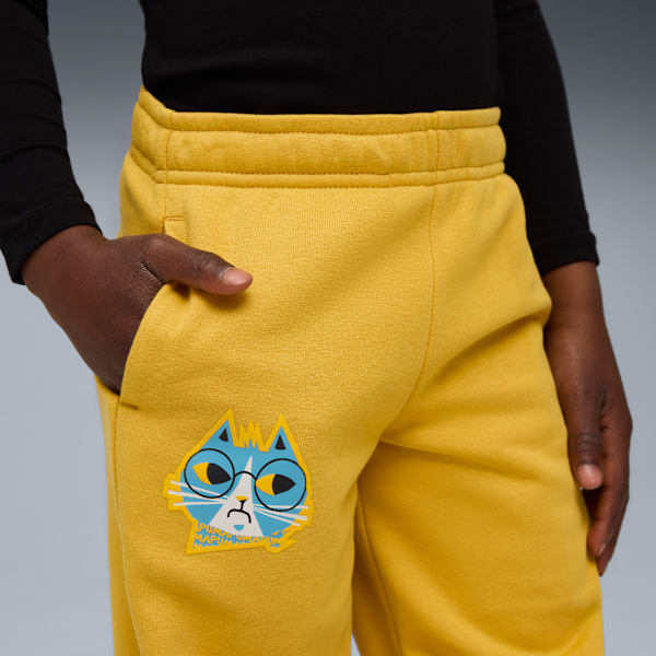 Спортивные штаны для маленьких детей Moody Cat Puma, желтый — фото 2
