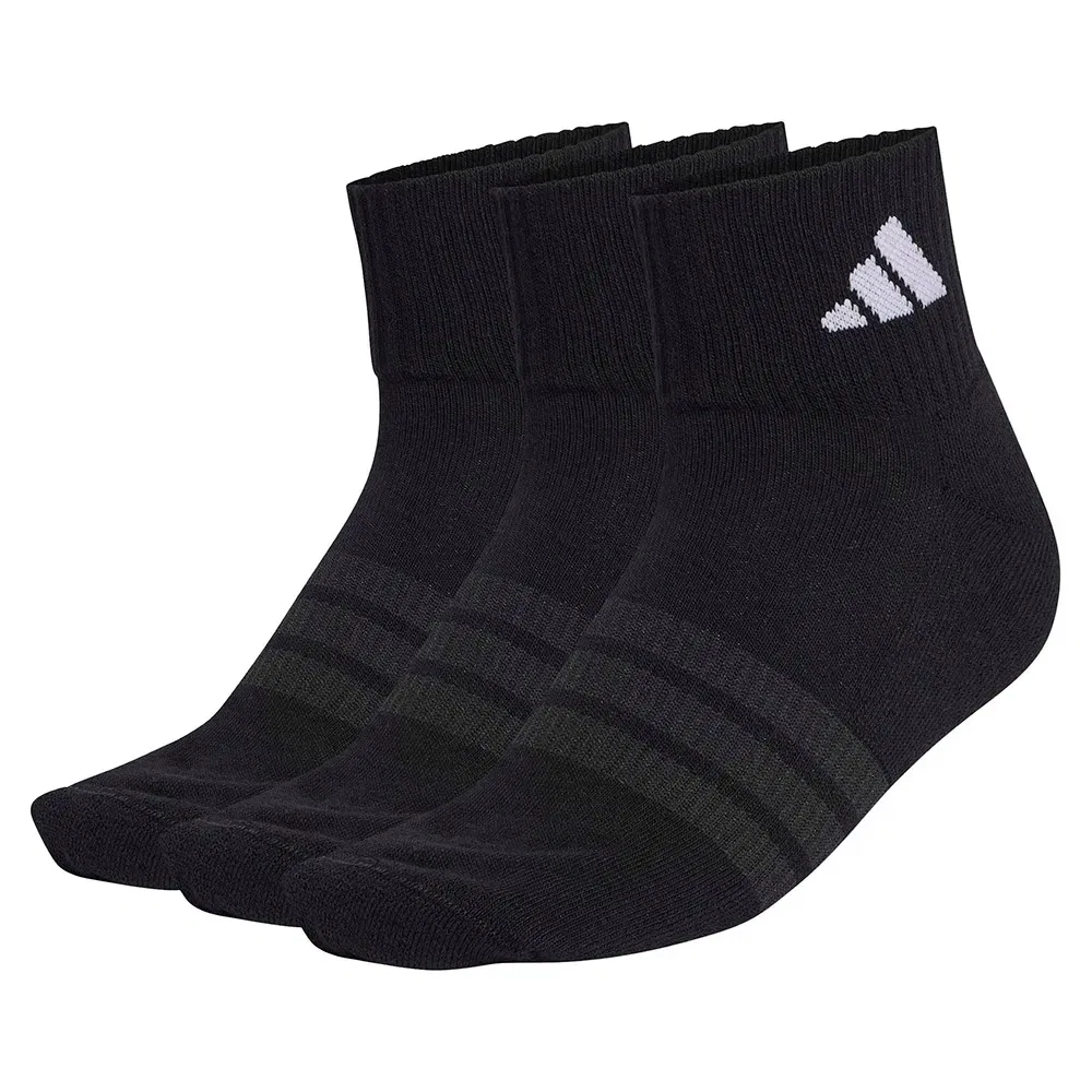 Носки спортивные Adidas Cushioned Sportswear Ankle, 3 пары, черный