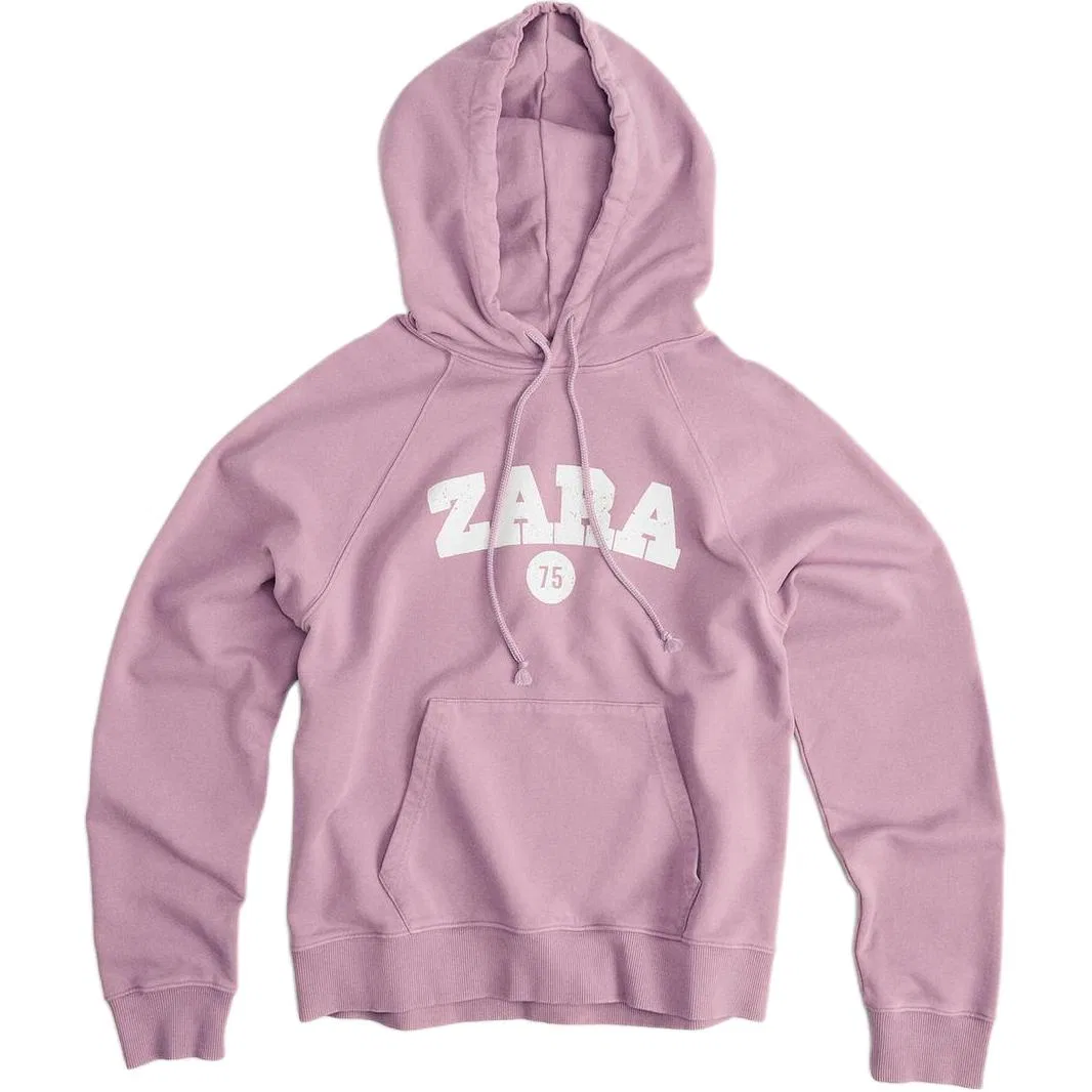 Женская толстовка из флиса с принтом 50th Anniversary Collection ZARA, Pink