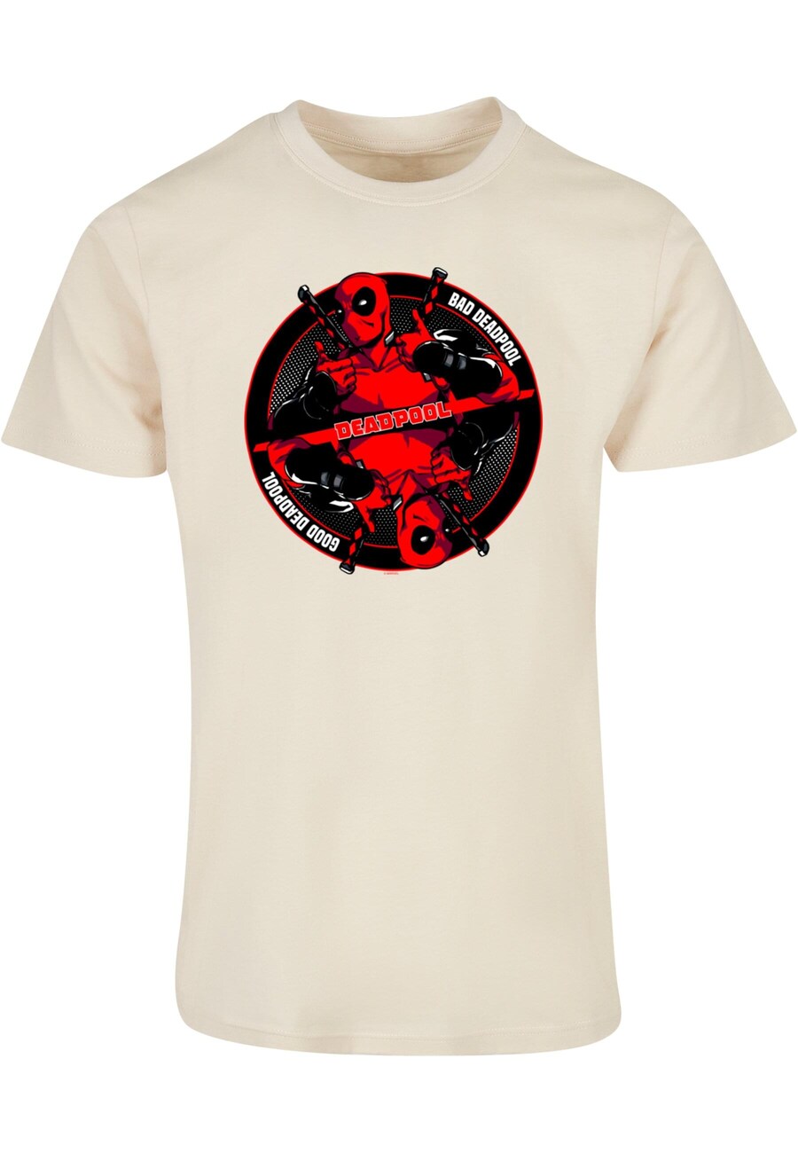 

Классическая футболка ABSOLUTE CULT Shirt Deadpool - Good Bad, светло-бежевый