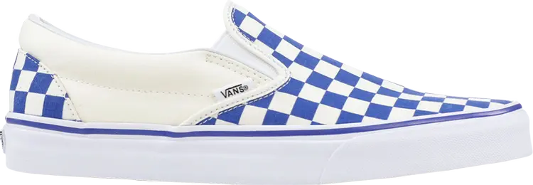 

Кеды Vans Classic Slip-On Primary Check, синий