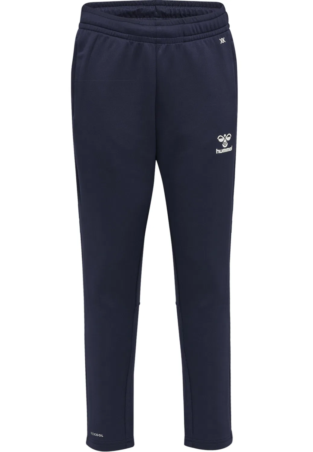 Детские тренировочные штаны с регулируемой талией Hmlcore Xk Training Poly Pants Kids Hummel, Mitternachtsindigo Navyblau — фото 2