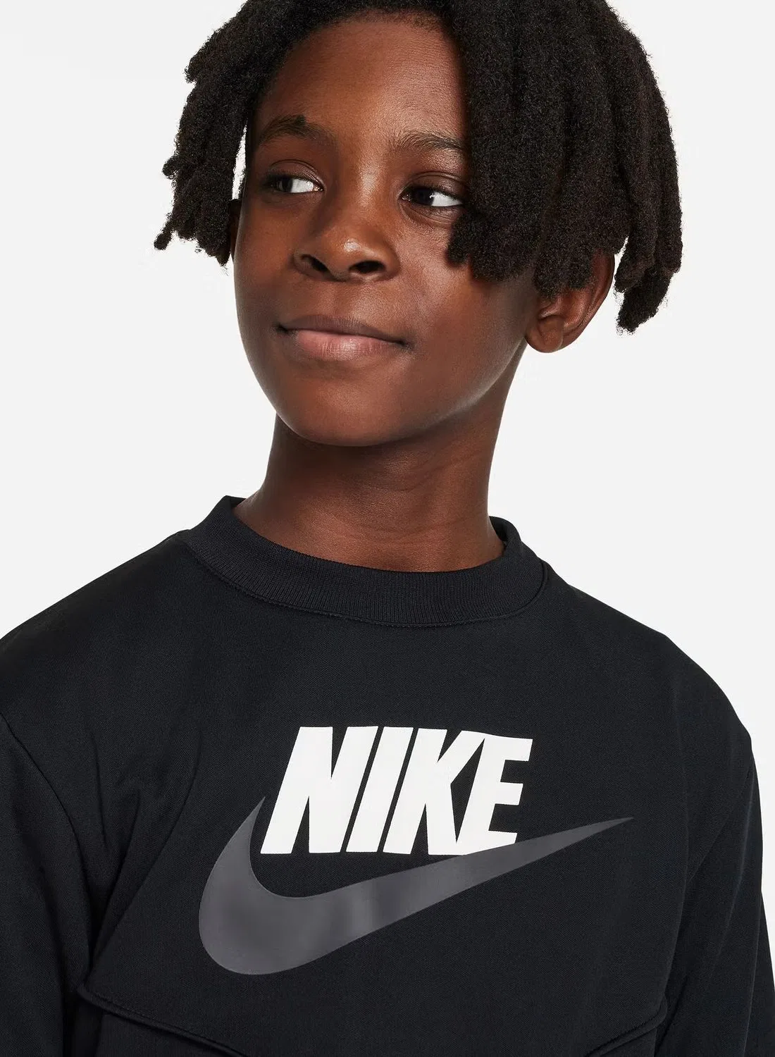 Комплект спортивный с длинным рукавом NSW Nike, черный — фото 4