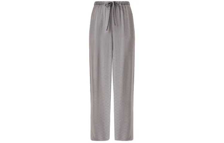 Женские повседневные брюки прямого кроя EMPORIO ARMANI, Gray